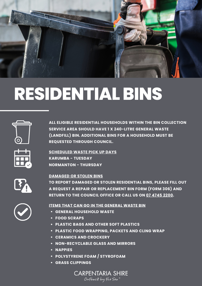 Residential Bin Fact Sheet