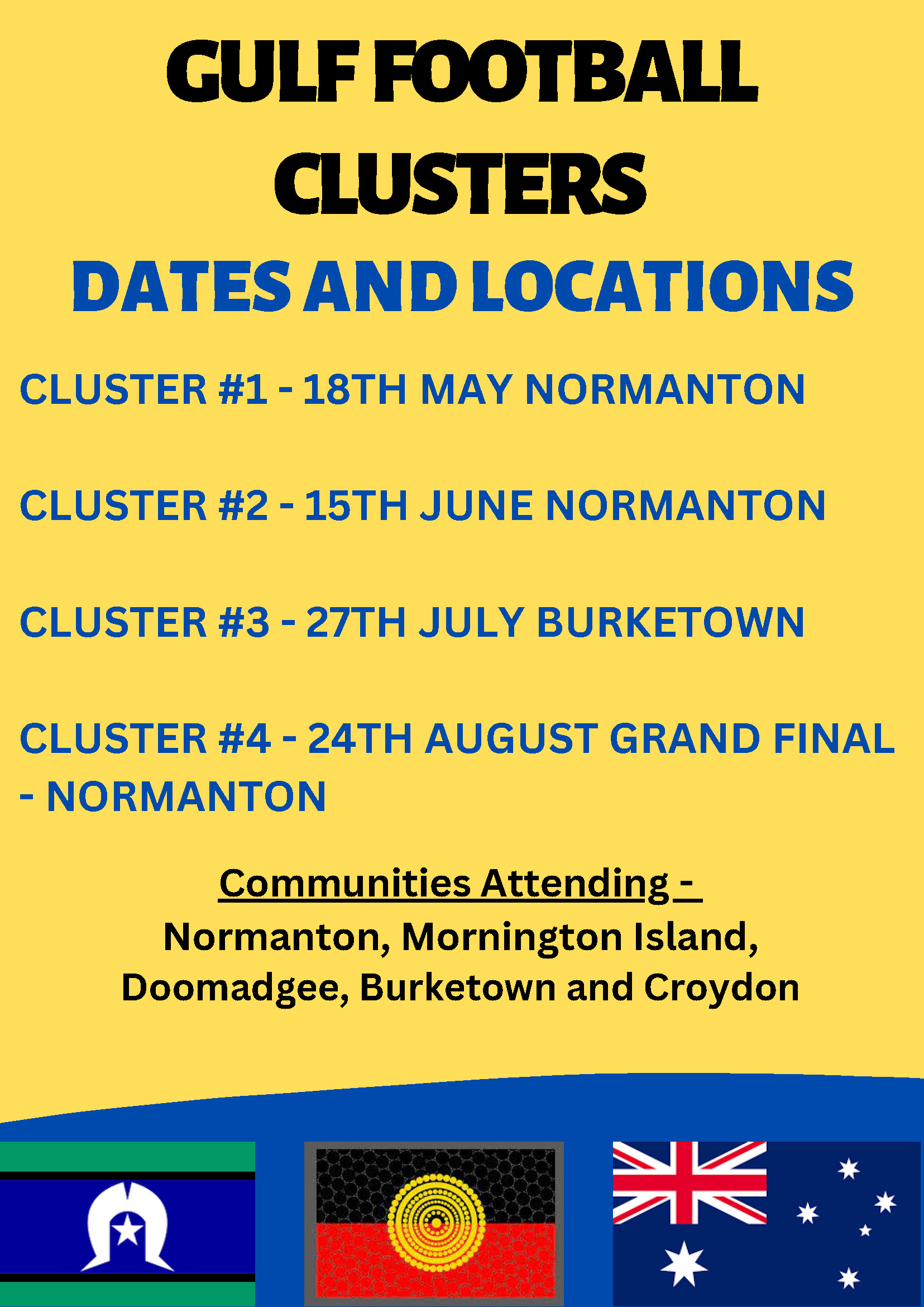 Football Cluster Dates